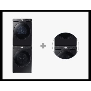 [삼성전자] 삼성 그랑데 세탁기+건조기+상단 설치 키트 패키지 WF21T4400KV + DV17T8520BV [삼성 공식인증점]